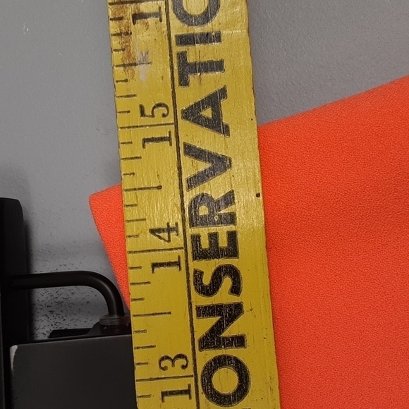 J. CREW A-line Fluted Tangerine Mini Dress - Picture 5 of 10